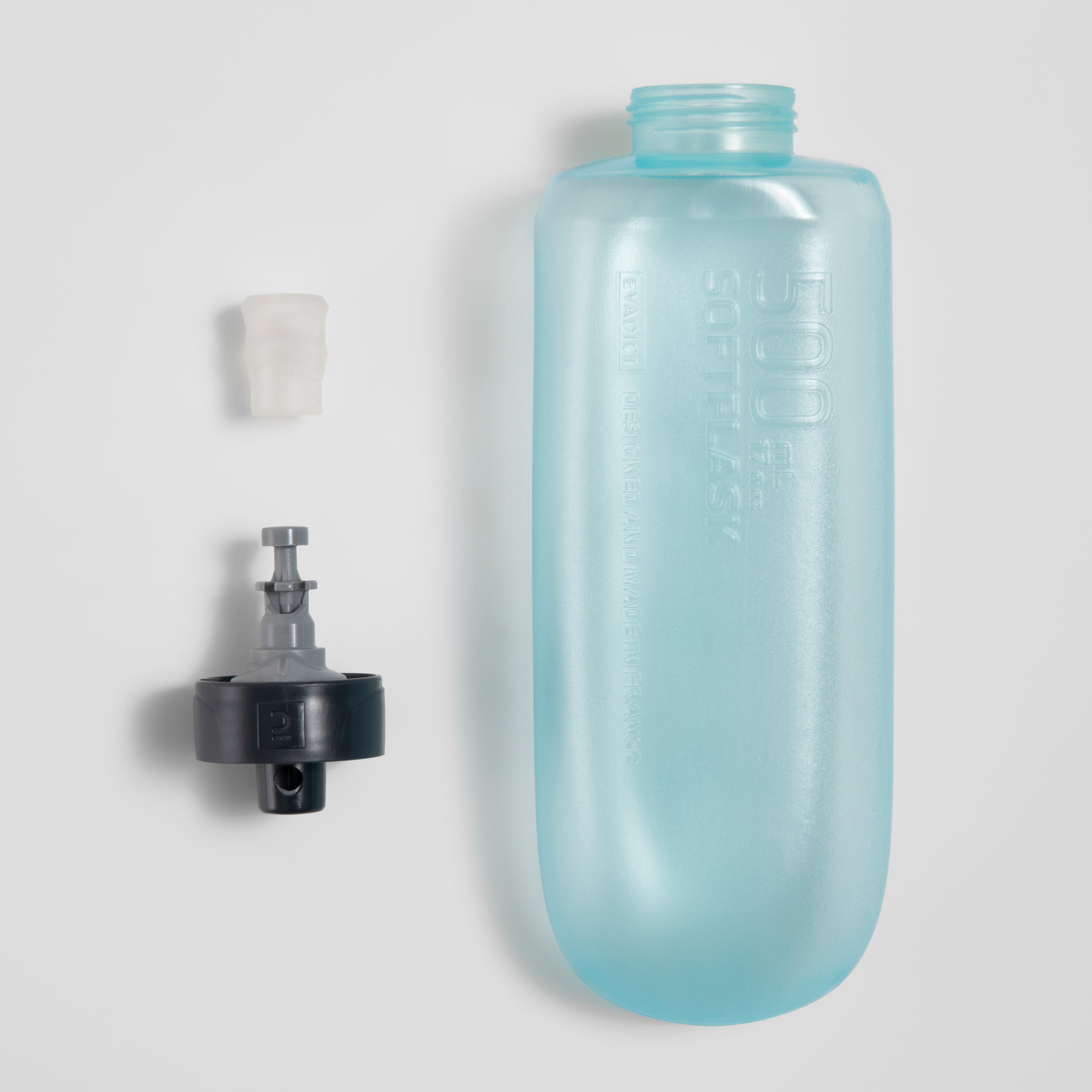 Botella Trail Running Flexible Extrusionada 500 ml Decathlon