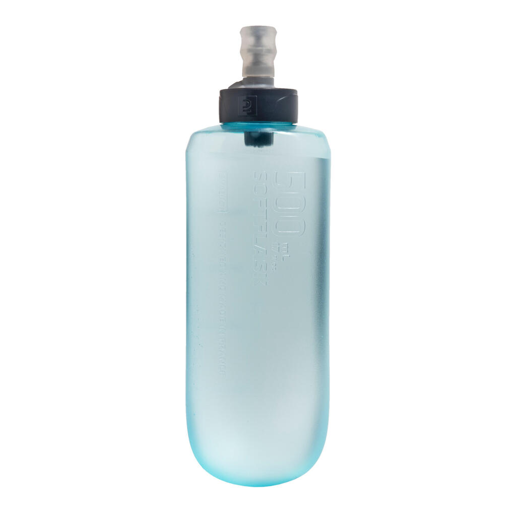 Extruded 500 ml water bottle for trail running