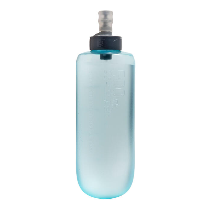 Trail Running Flexible Extruded 500 mL Water Bottle blue