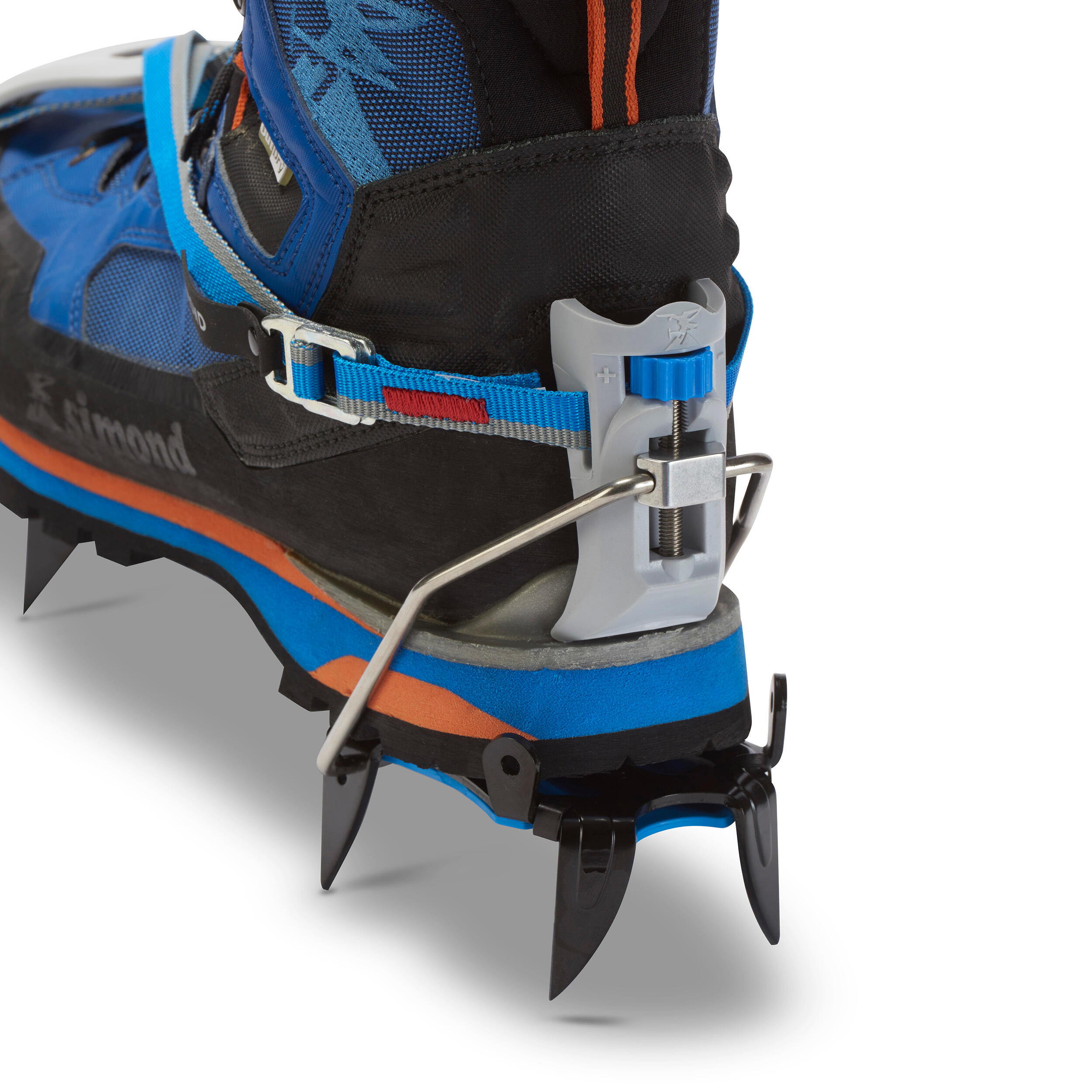 10-point mountaineering crampons - CAIMAN SEMI-AUTOMATIC / AUTOMATIC