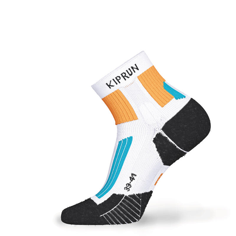Hardloopsokken RUN900 X wit oranje