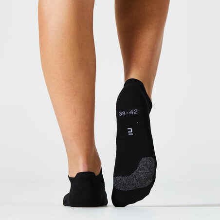 Women's Invisible Socks Twin-Pack - Black