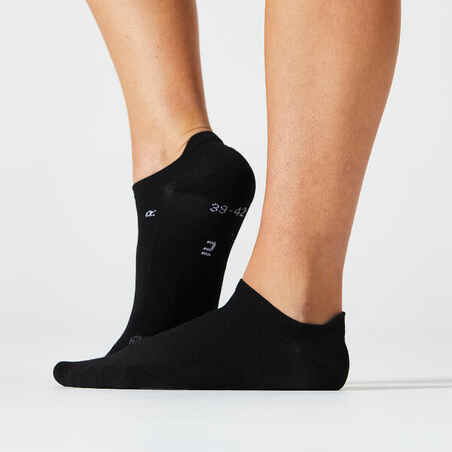 Women's Invisible Socks Twin-Pack - Black