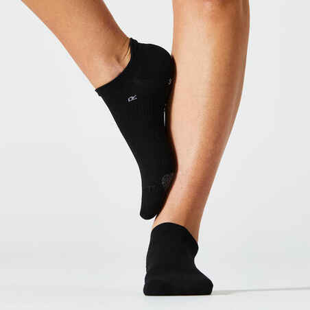 Women's Invisible Socks Twin-Pack - Black