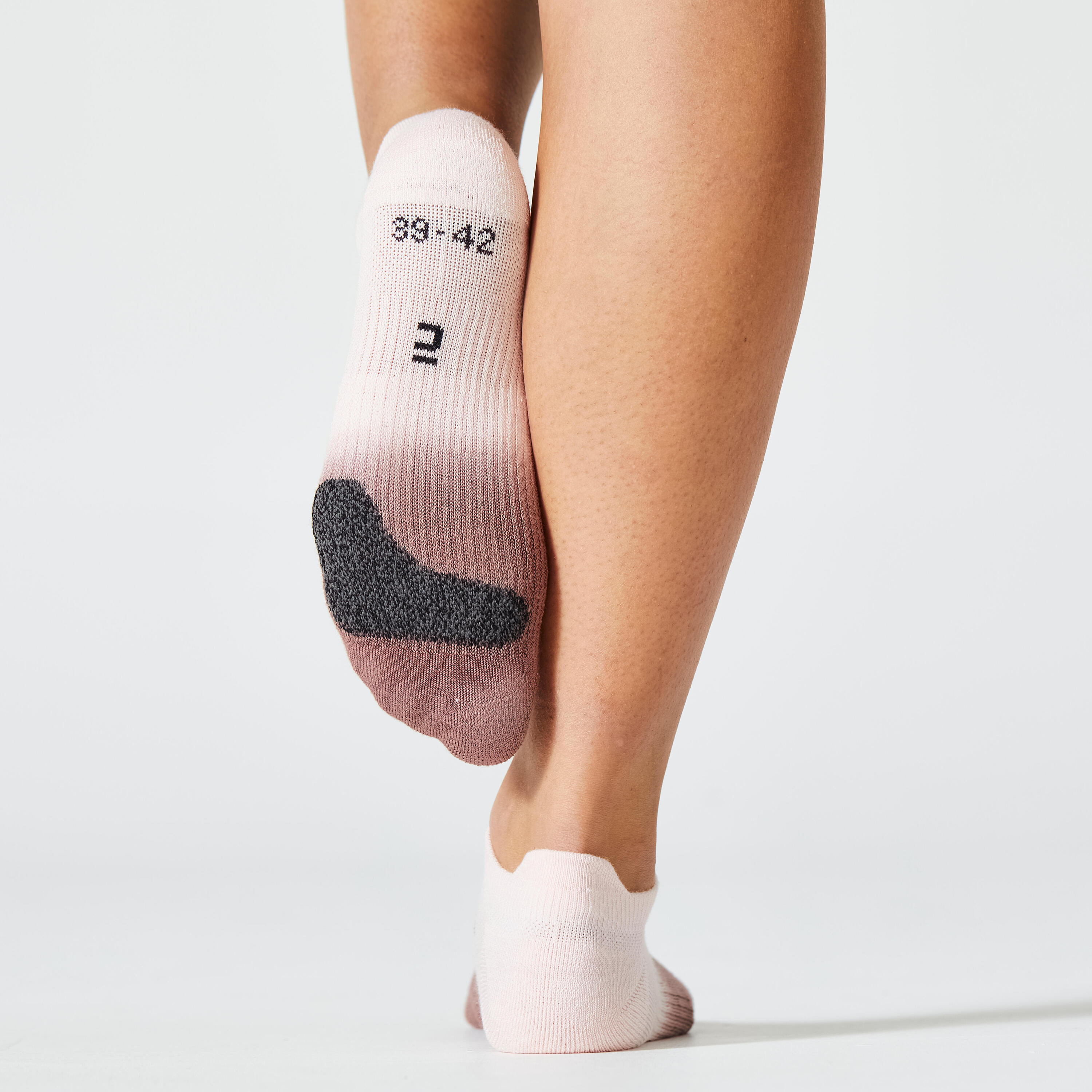 Invisible Cotton Fitness Cardio Training Socks Twin-Pack 4/6
