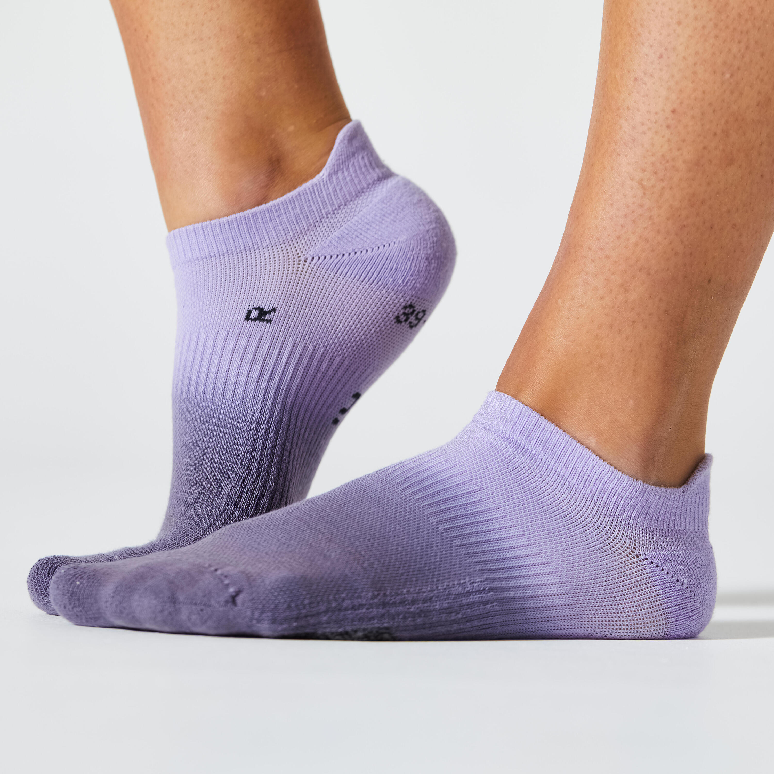 Invisible Cotton Fitness Cardio Training Socks Twin-Pack 5/6