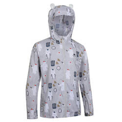 Jaket Hiking Anak MH500 Anti UV - Motif Beruang