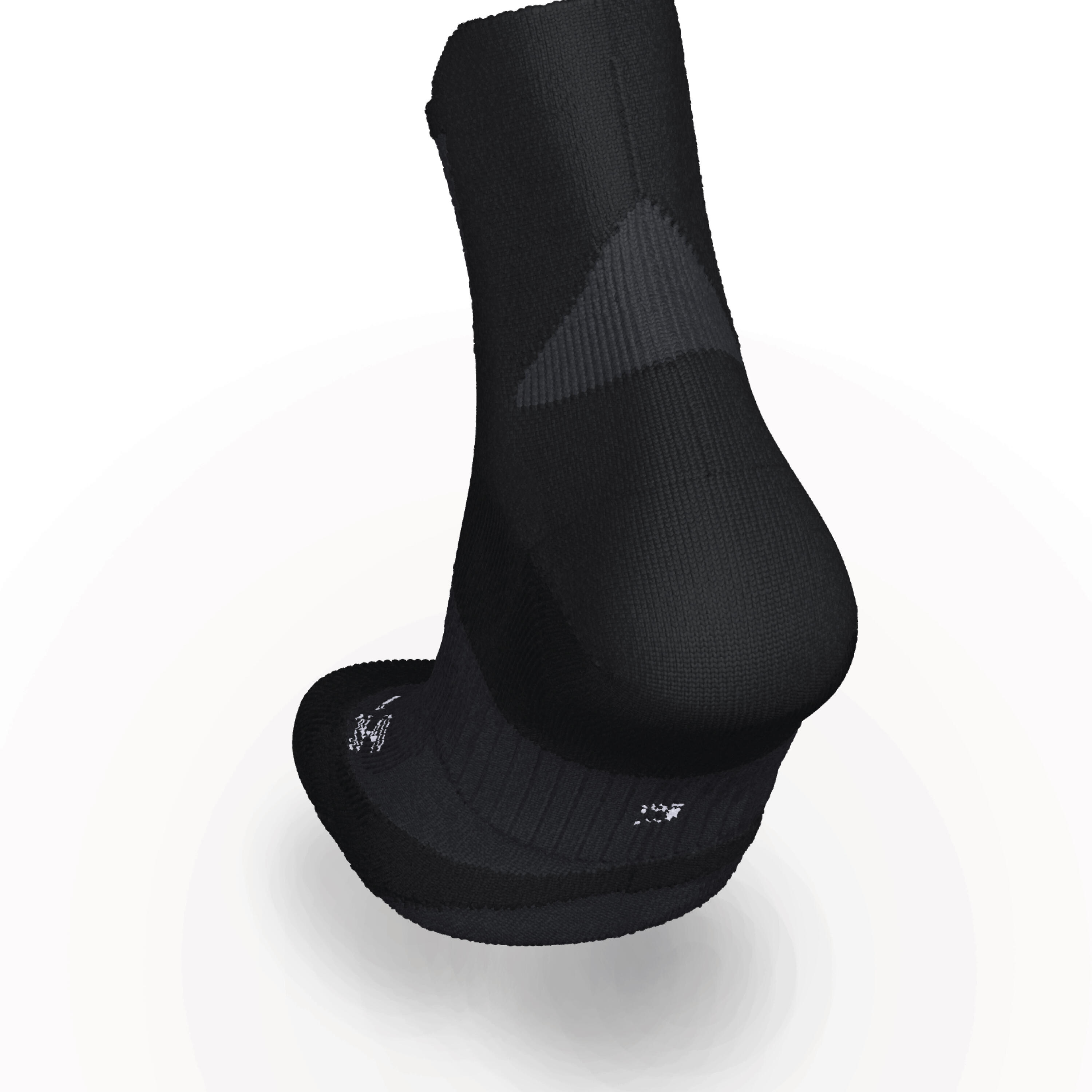 Běžecké ponožky silné Kiprun Strap černé  4/4