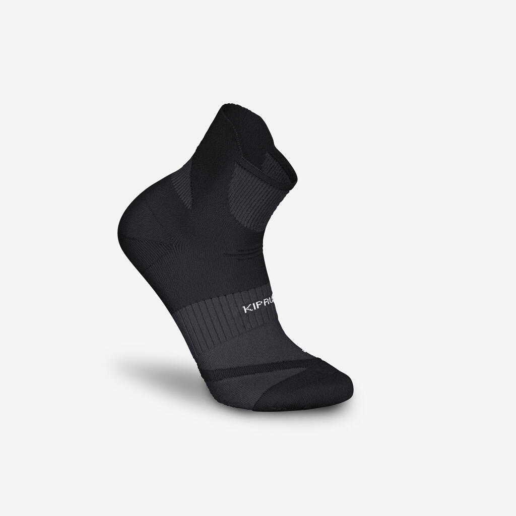 RUN900 THICK STRAP RUNNING SOCKS - BLACK