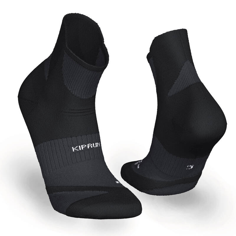 Calcetines Running RUN900 Negro Finos Invisibles Ecodiseño - Decathlon