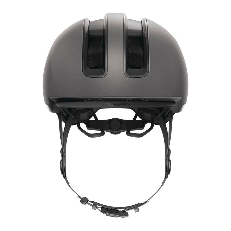 Fahrradhelm City ABUS Hud-Y Urban grau/titan