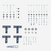 Kit visserie pour table de tennis de table PPT900 Outdoor.2 et PPT930 Outdoor.2