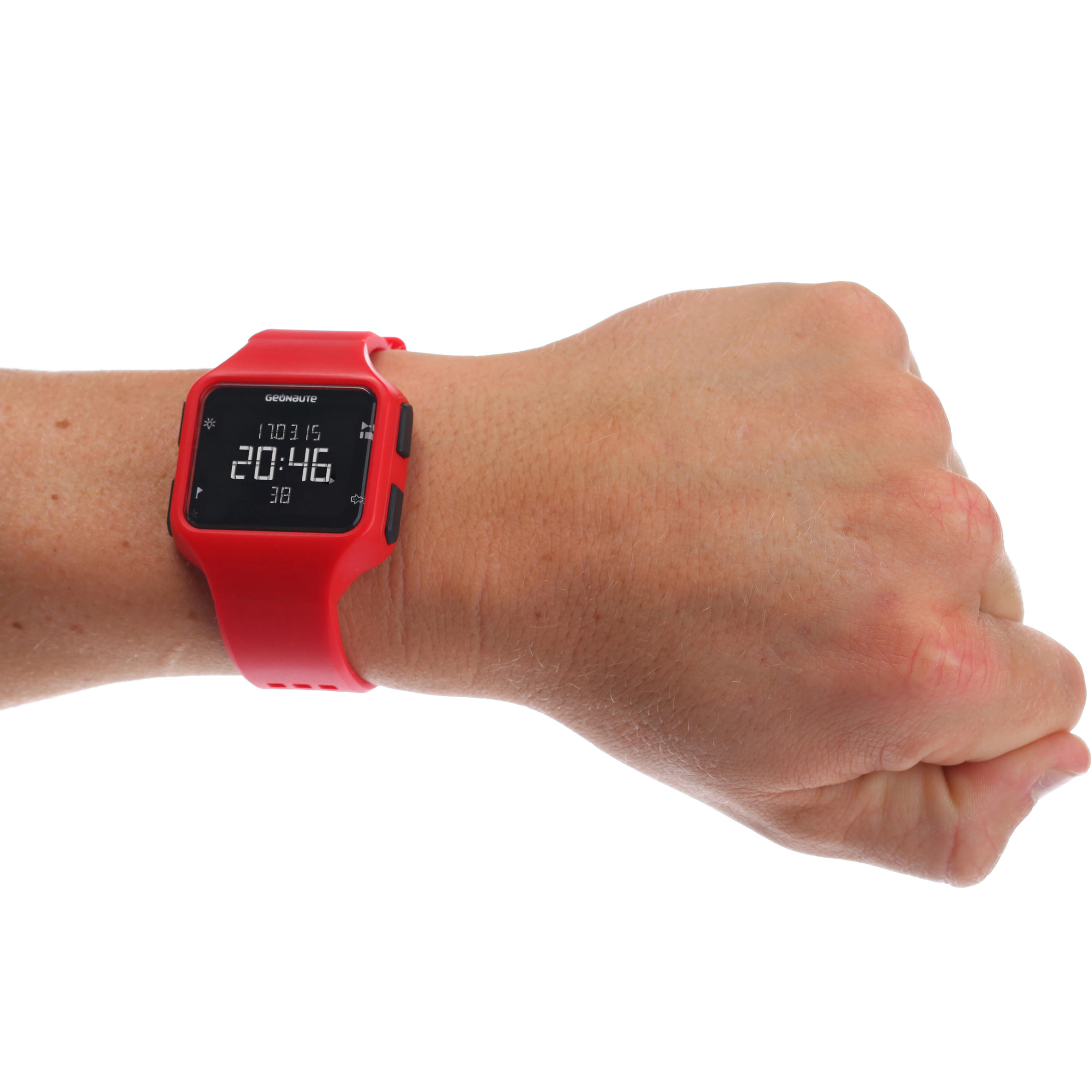 W500+ M SWIP Men Digital Timer Sport Watch - Red (Ltd Ed.) 6/8