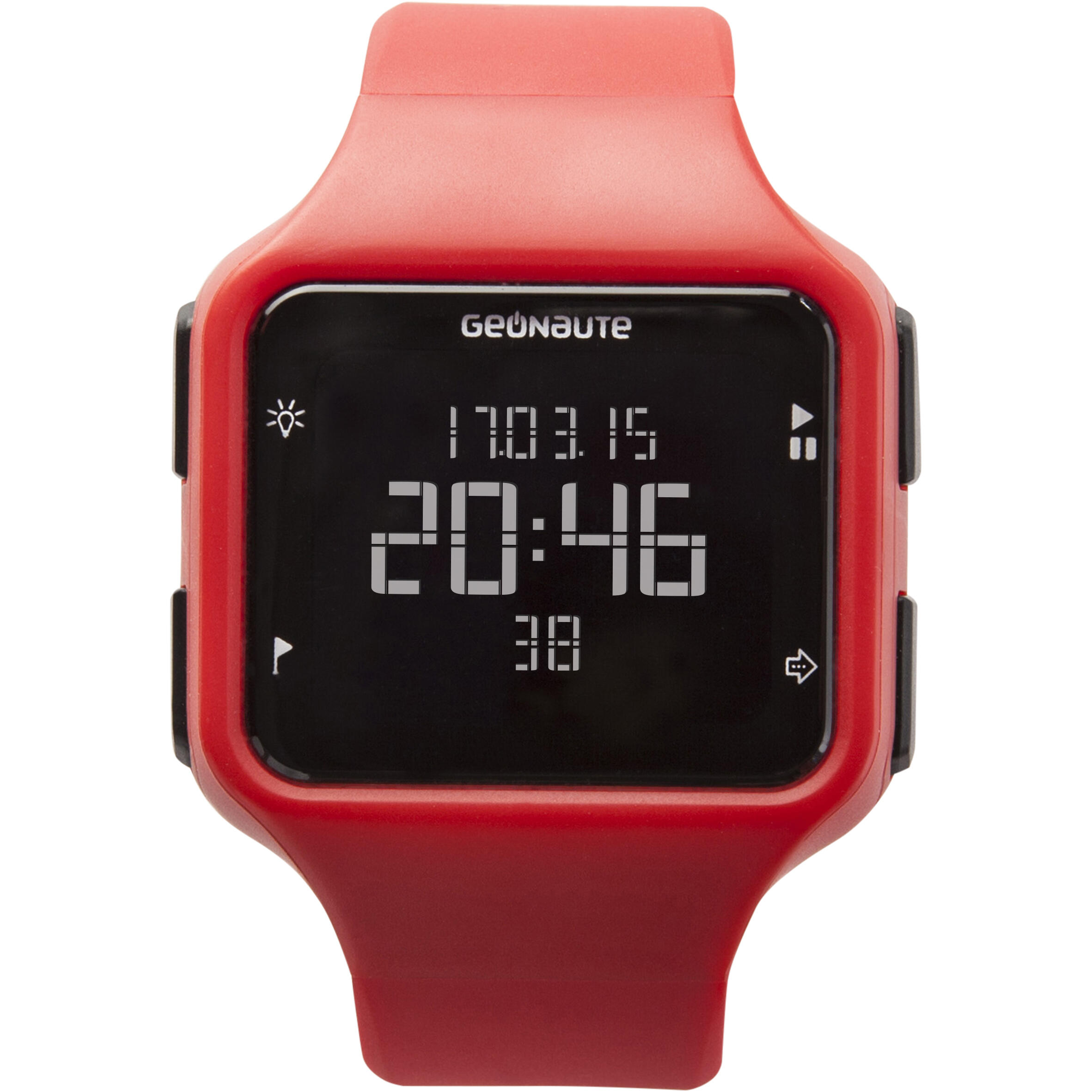 KALENJI W500+ M SWIP Men Digital Timer Sport Watch - Red (Ltd Ed.)