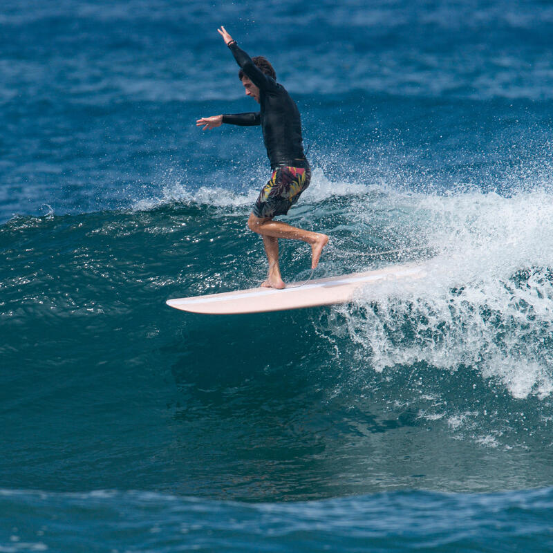 Longboard Sörf Kayışı - 9 inç (275 cm) - 7 mm Çap - Siyah