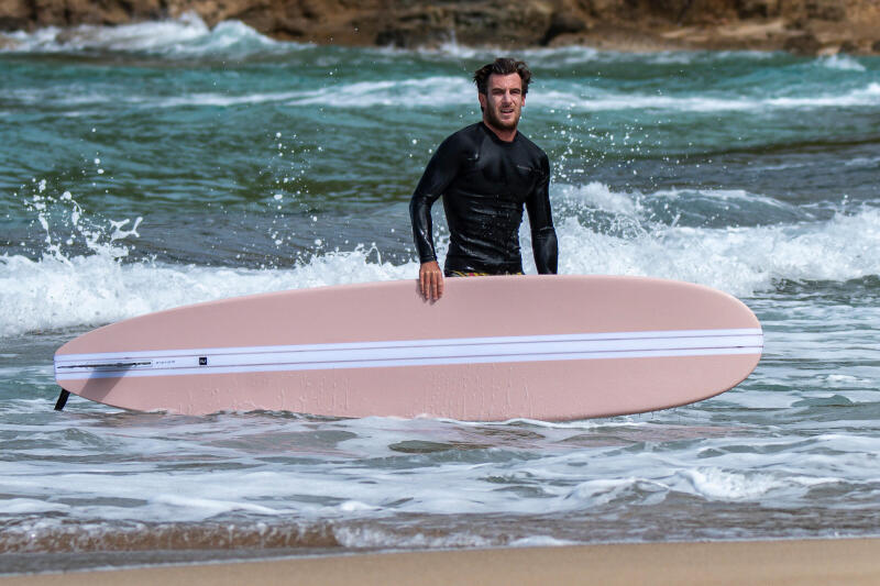 Deska surfingowa Olaian Longboard 900 9'4" 74 l z 1 statecznikiem 10"