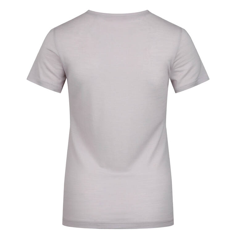 Women’s Hiking Wool short sleeves Tee-shirt - TRAVEL 500