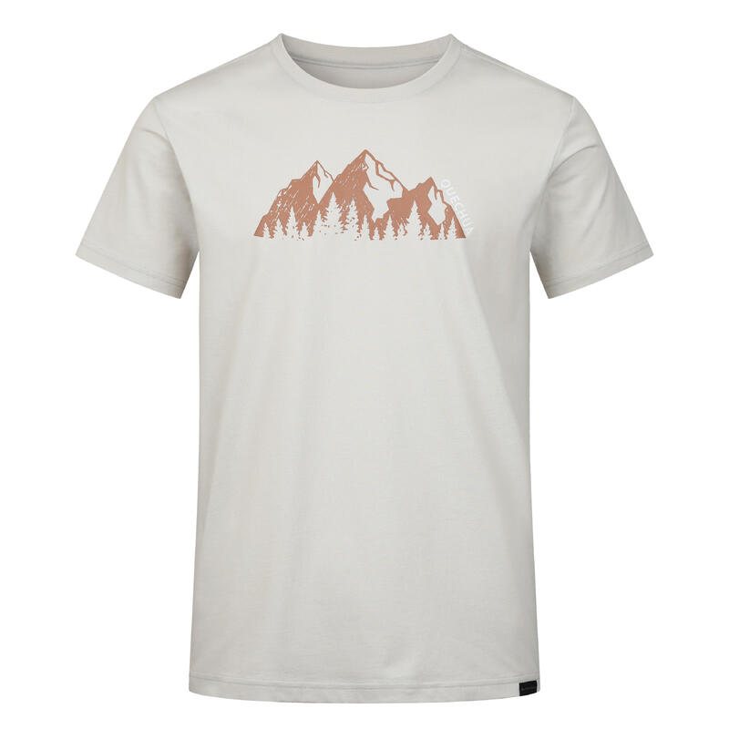 Men's short sleeved lowland hiking tshirt Tech TIL 100 Decathlon