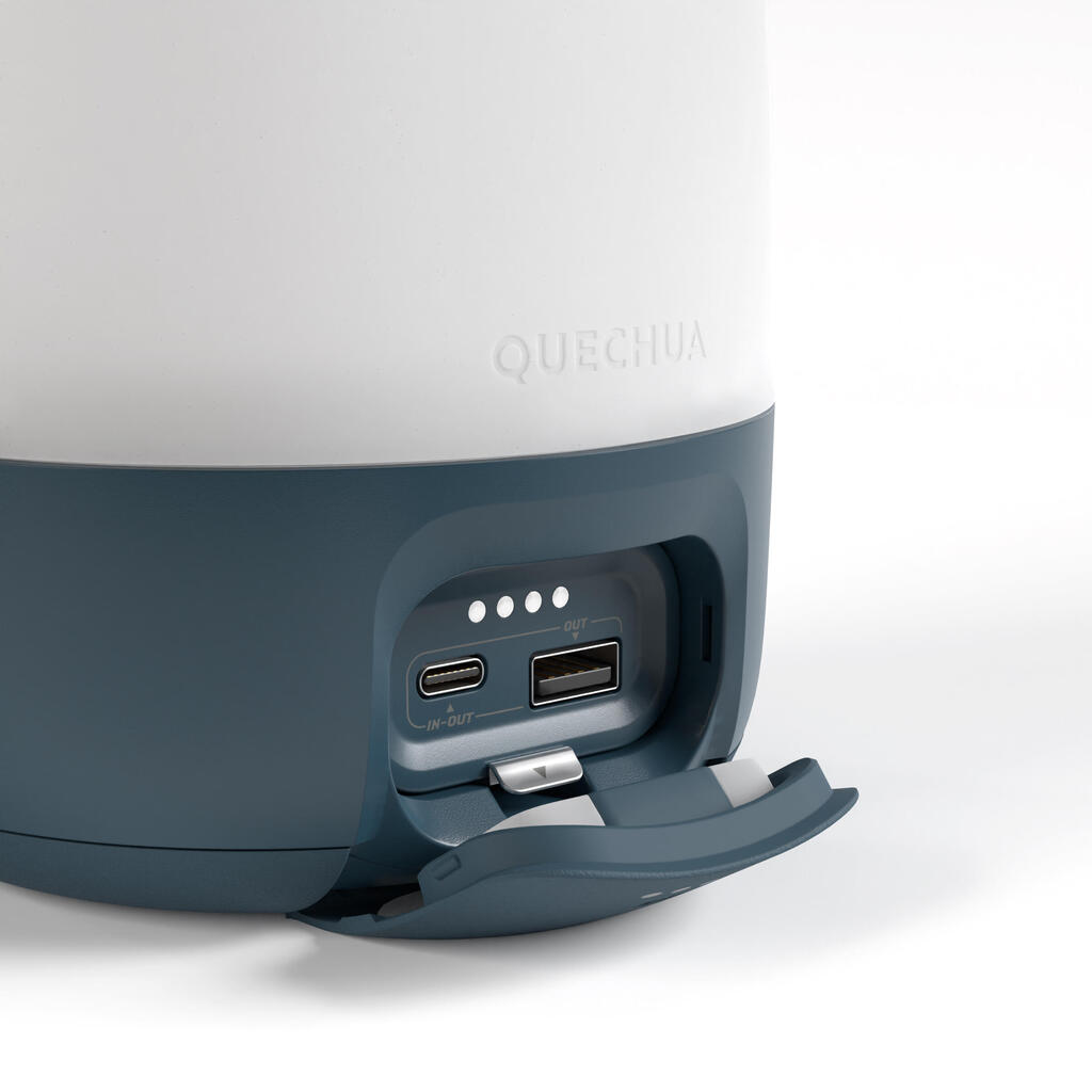 LAMPA ZA KAMPOVANJE BL 400 SA EKSTERNOM BATERIJOM PUNJIVA 400 LUMENA USB C