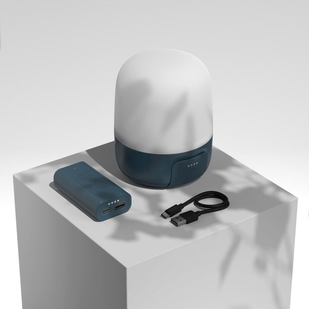 LAMPA ZA KAMPOVANJE BL 400 SA EKSTERNOM BATERIJOM PUNJIVA 400 LUMENA USB C