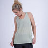 Camiseta running sin mangas Light Mujer verde