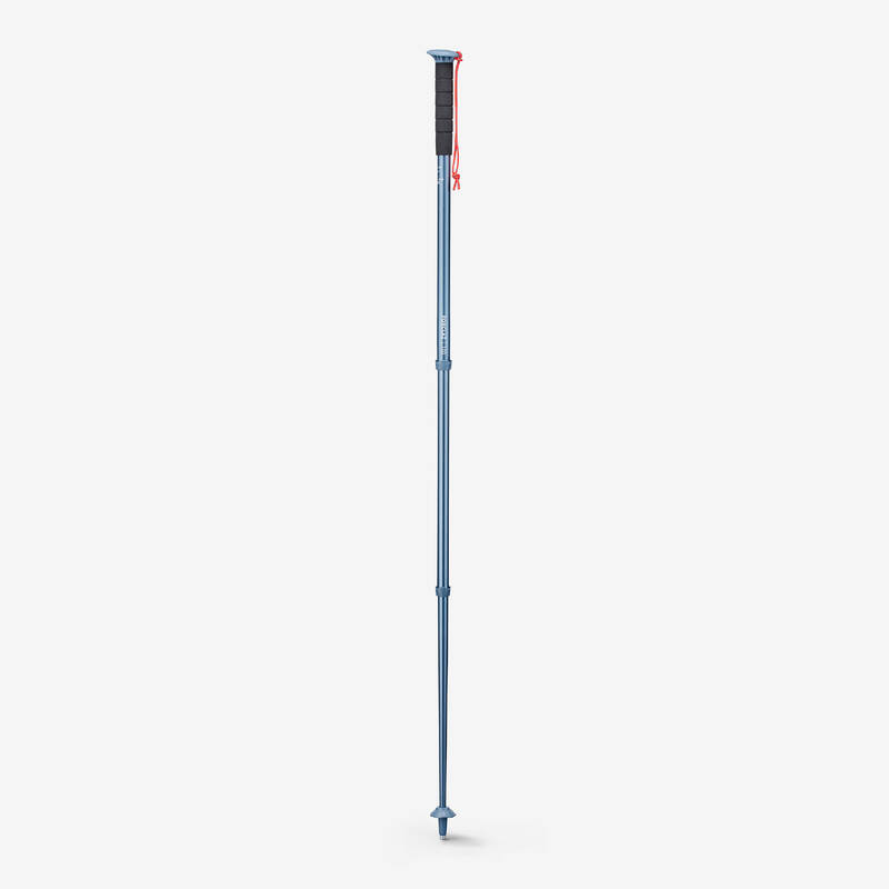 1 bastón antichoque de senderismo antichoque para las 4 estaciones gris  MT500 - Decathlon