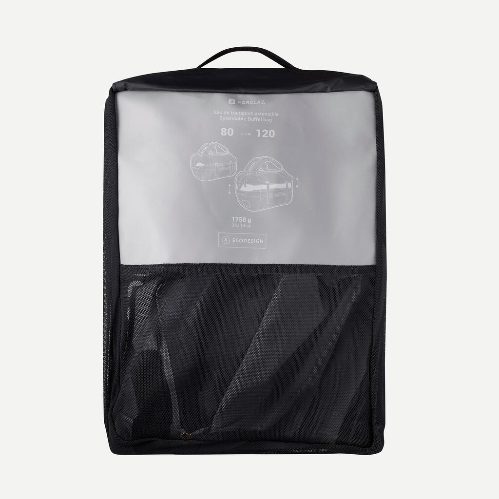 BOLSO DE TRANSPORTE DE SENDERISMO - 80L a 120L - DUFFEL 500 EXTEND