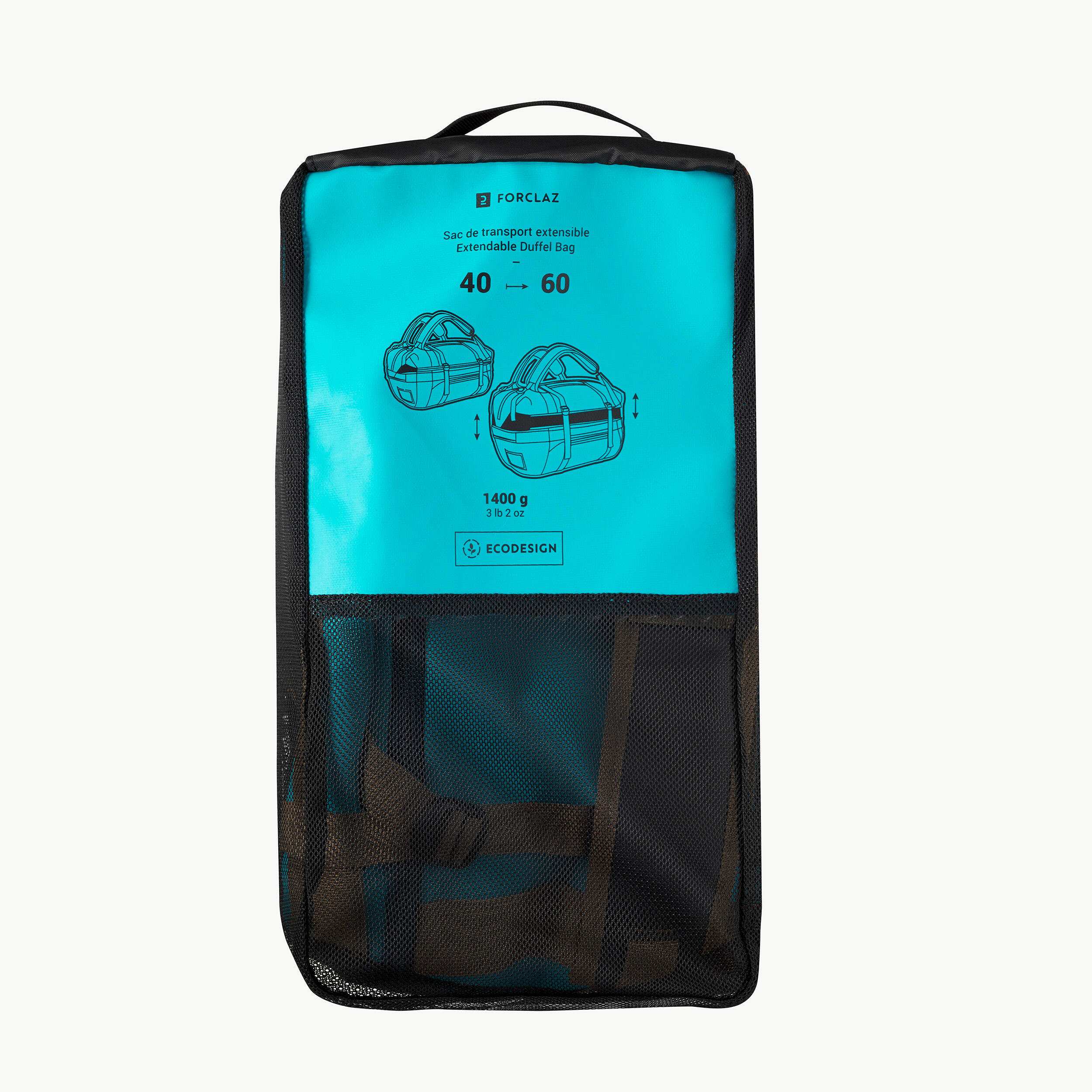 Sac de transport de trekking 40 L a 60 L DUFFEL 500 EXTEND FORCLAZ Decathlon
