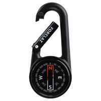 COMPACT 50 SNAP-HOOK ORIENTEERING COMPASS - BLACK