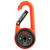 Boussole mousqueton d'orientation compacte 50 ORANGE