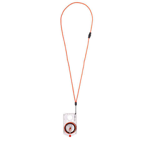 EXPLORER 500 BASEPLATE ORIENTEERING AND HIKING COMPASS - ORANGE