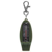 50 MULTI-PURPOSE WHISTLE AND ORIENTEERING COMPASS - KHAKI