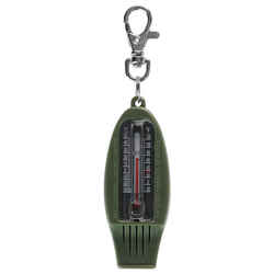 50 MULTI-PURPOSE WHISTLE AND ORIENTEERING COMPASS - KHAKI