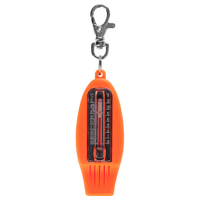 Sifflet multifonctions boussole d&#039;orientation 50 ORANGE