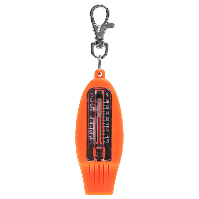 Multifunkční píšťalka s kompasem na orientační běh 50 oranžová
