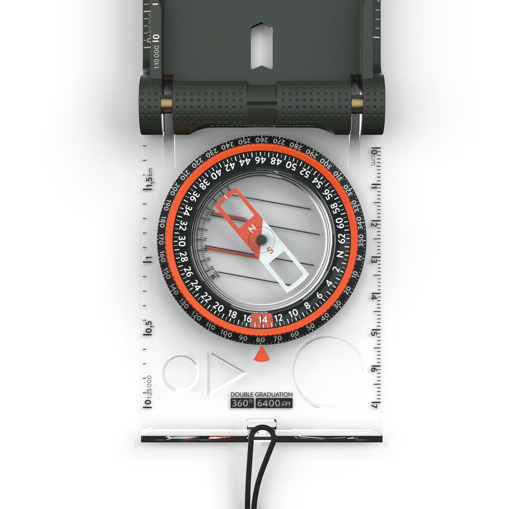 Boussole à miroir de visée en degrés et millièmes Explorer 900