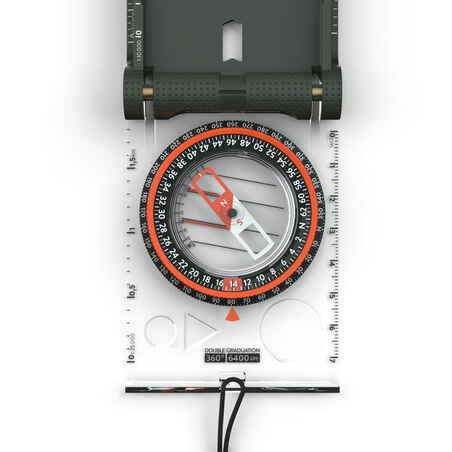 Peilkompass mit Spiegel Grad- und Stricheinteilung Explorer 900 - Decathlon