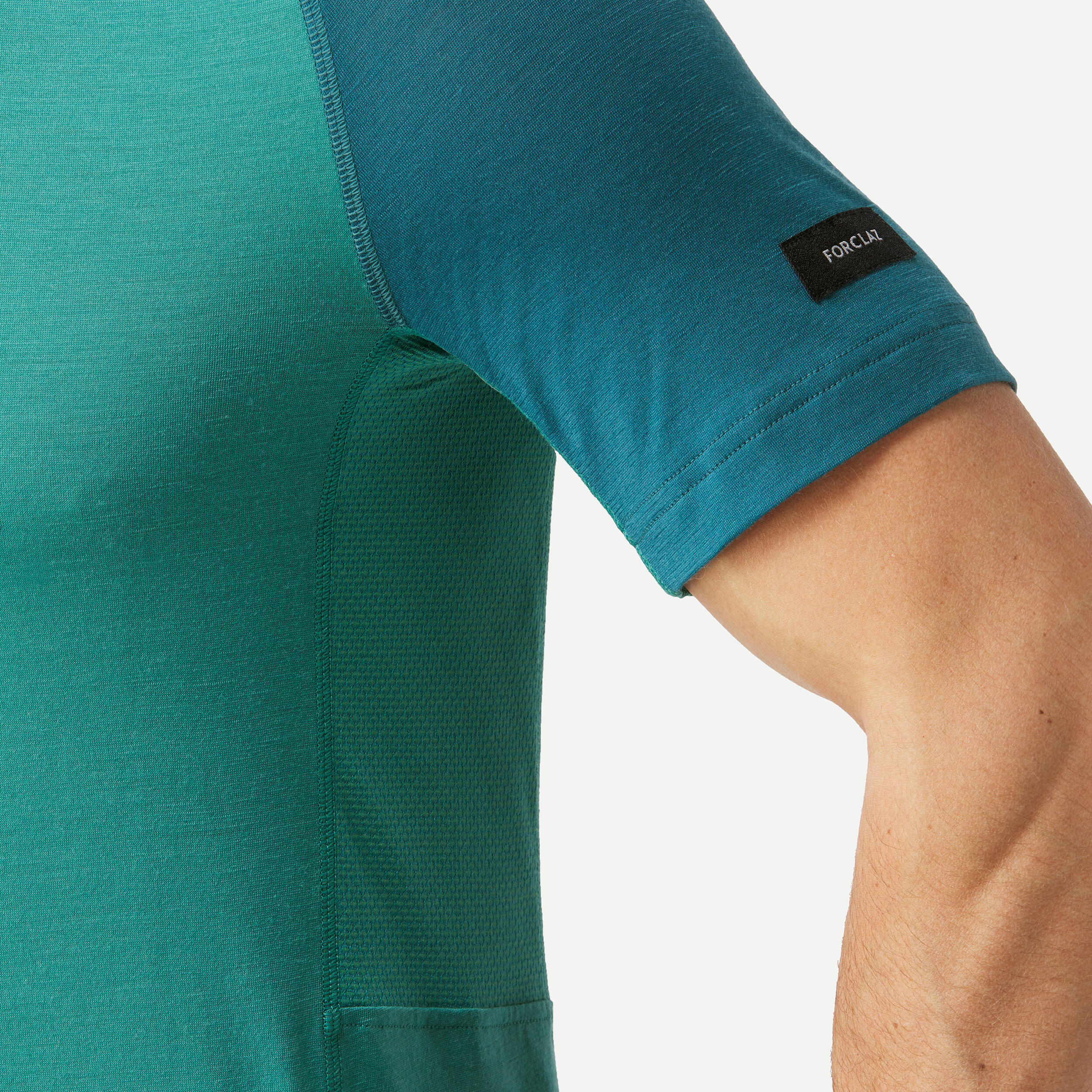 Men's Short-sleeved Merino Wool Trekking T-shirt  - MT500 4/6