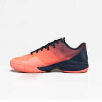 Women's Padel Shoes PS 590 - Coral/Blue
