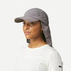 Casquette de Trekking montagne TREK 900 ANTI-UV GRIS FONCE