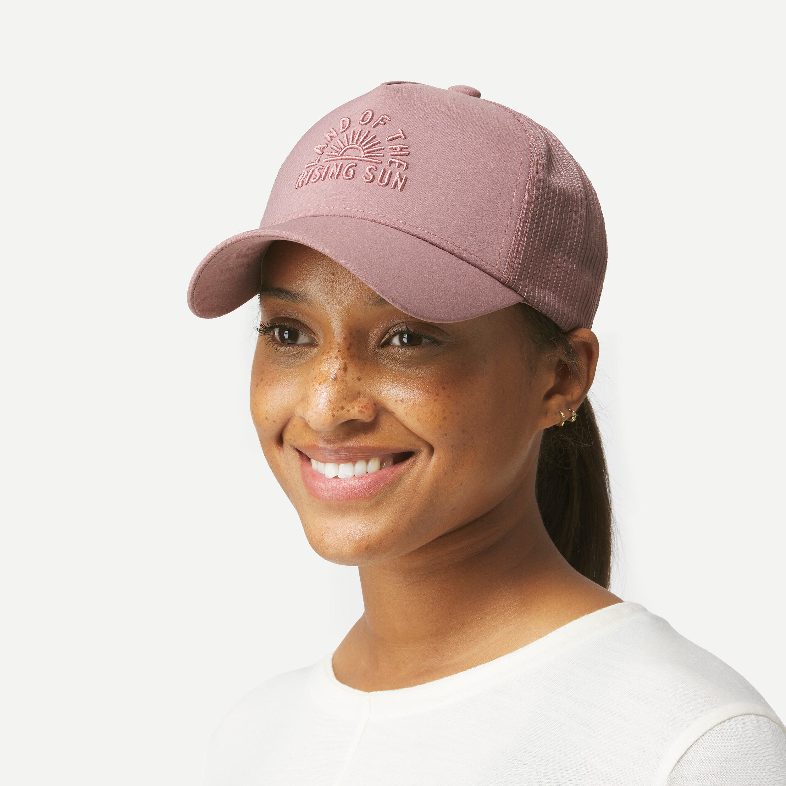 Hiking cap, TRUCKER 500 - Pink/Taupe