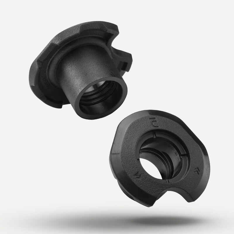 2 summer hiking pole baskets Decathlon