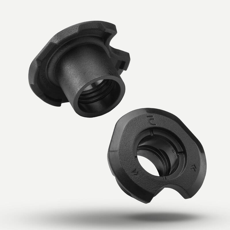 2 summer hiking pole baskets FORCLAZ Decathlon