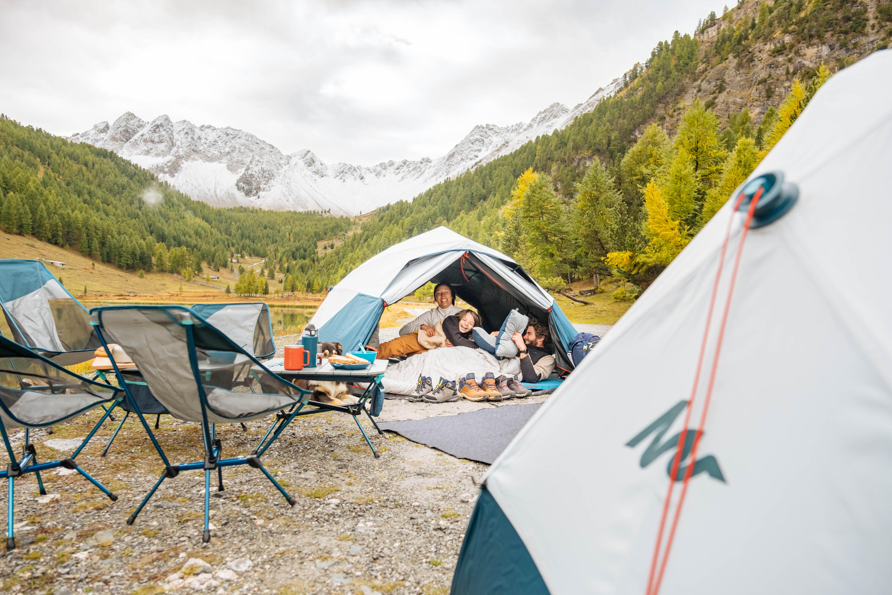 Pop-up tent voor 3 personen, 2 Seconds Easy met Fresh&Black 51/59