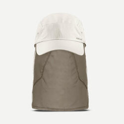 Casquette de Trekking montagne TREK 900 ANTI-UV GRIS CLAIR