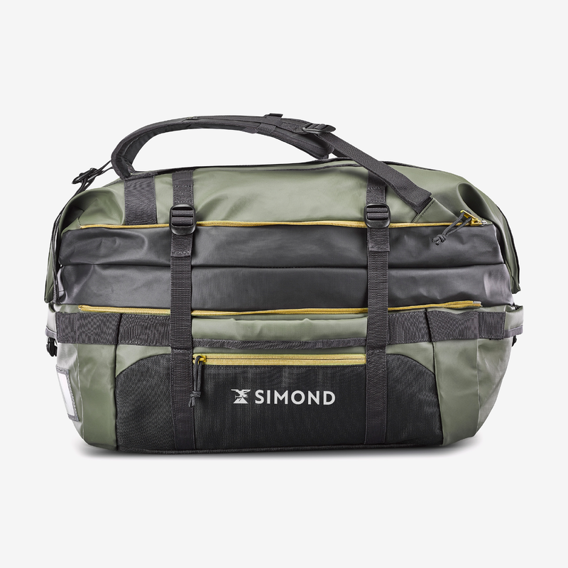 Sac de transport de trekking 40 L à 60 L Kaki DUFFEL 500