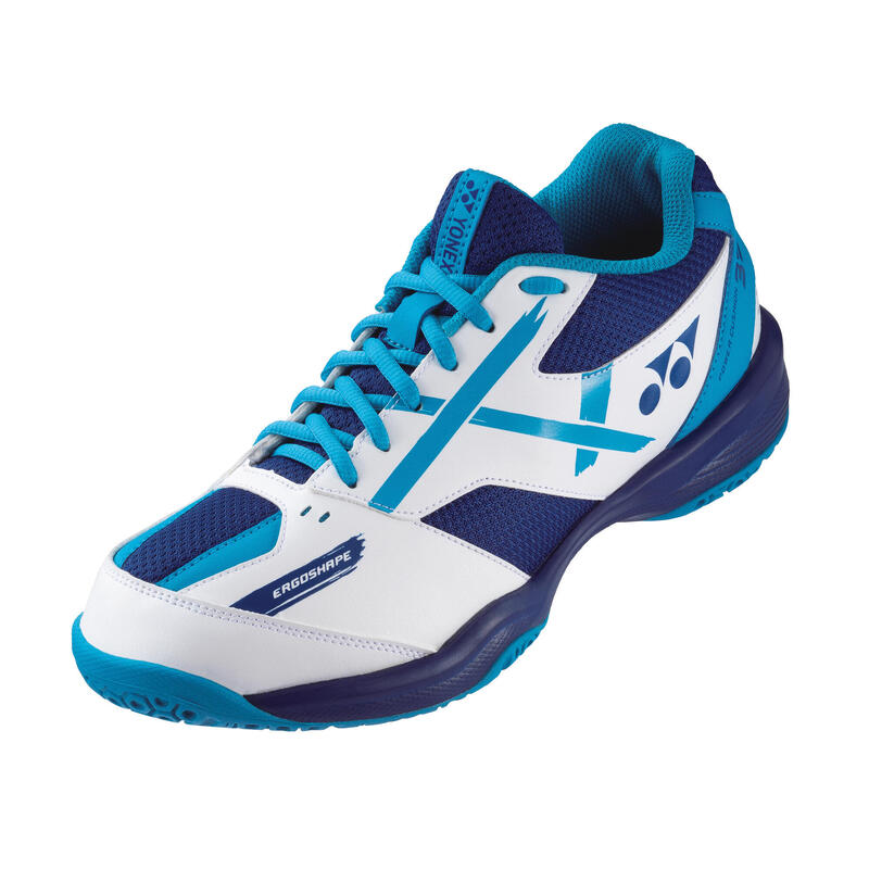 Dětské badmintonové boty PC 39 bílo-modré