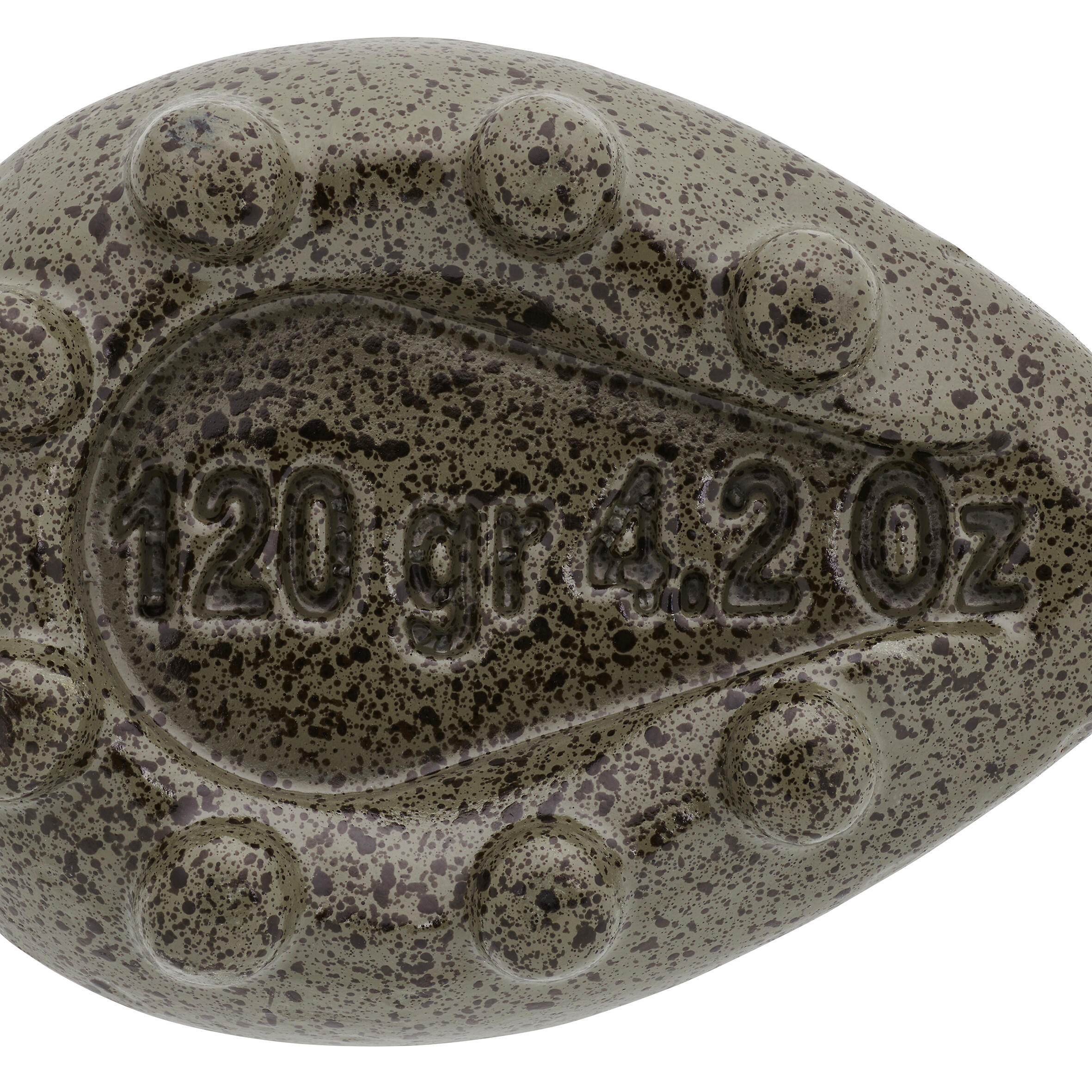 10 Plombs Carpe Grippa Ailettes 230g – Noir, Neufs, Pour Pêche étang Et Rivière