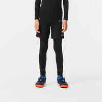 Kids' Football Base Layer Top Black - 100 Series