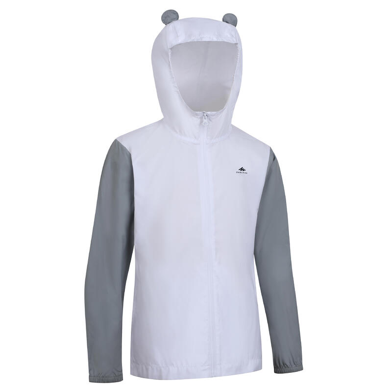 Hiking ANTI UV Jacket MH500 Kid Grey